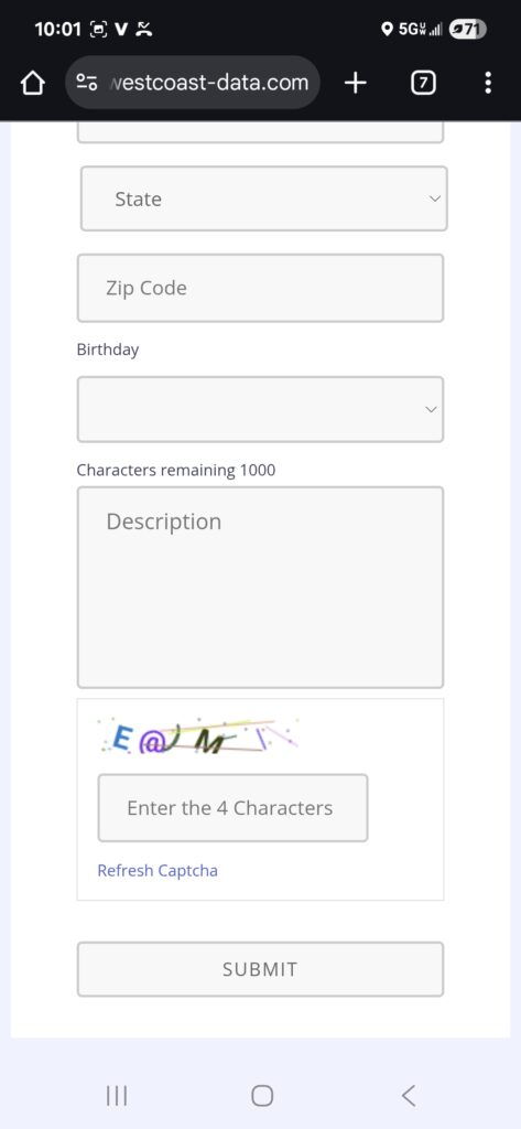 WordPress Plugin Siwa Contact Form mobile contact form bottom